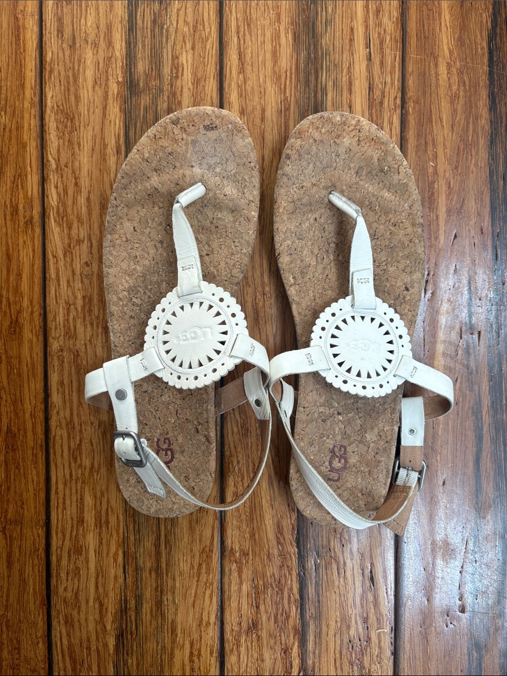 ugg medallion sandals.